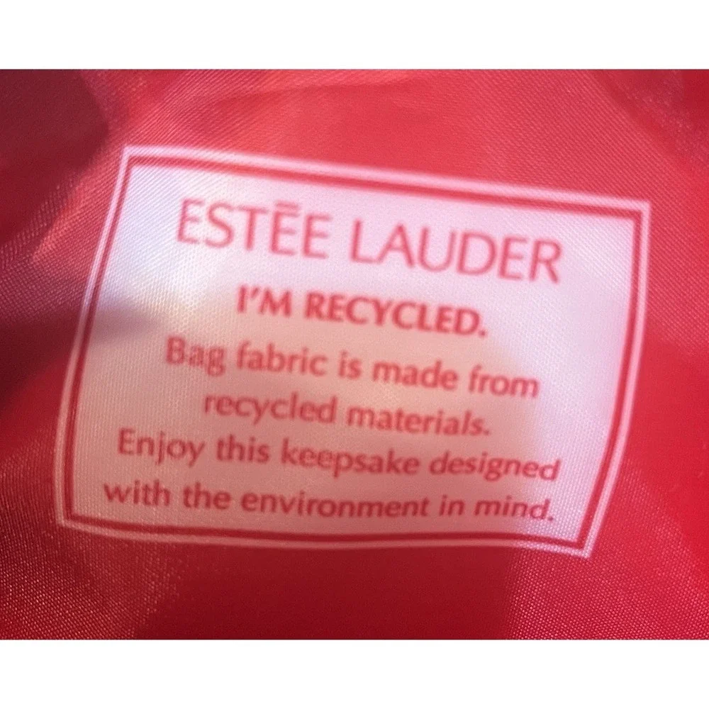 Estée‎ Lauder Plaid Tartan Cosmetic Makeup Bag Lot of 2 Travel Zip Pouch NEW
